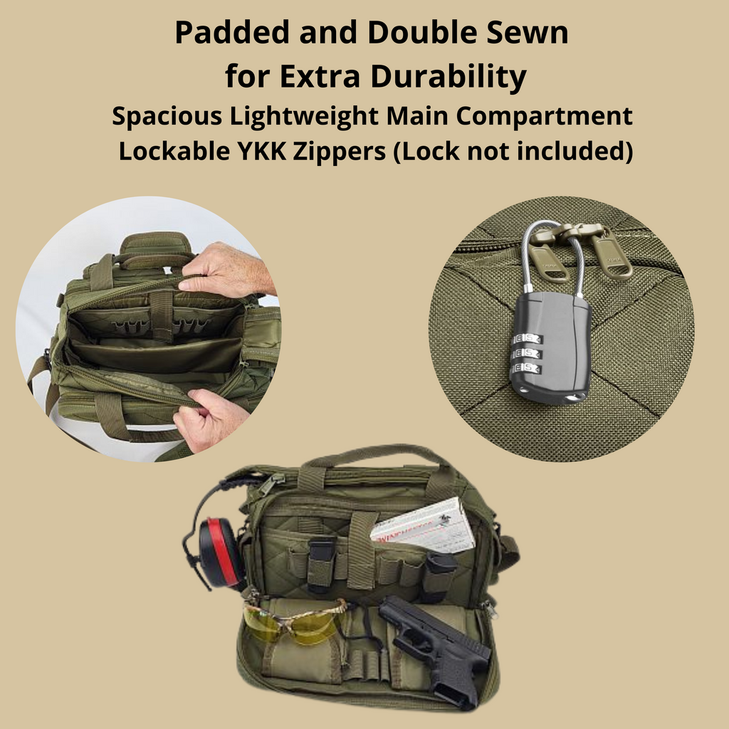 Heavy-Duty Multipurpose Tool Bag with Padded Carrying Strap